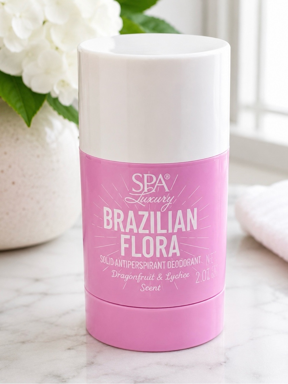 Brazilian Flora Solid Antiperspirant Deodorant - Pink
